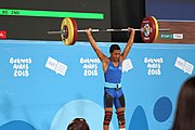 Deutsch: Gewichtheben bei den Olympischen Jugendspielen 2018; Tag 2, 10. Oktober 2018; Jungen 62 kg English: Weightlifting at the 2018 Summer Youth Olympics at 8 October 2018 – Boys' 62 kg