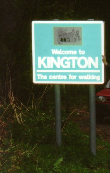 File:Welcome to Kington - geograph.org.uk - 707928.jpg