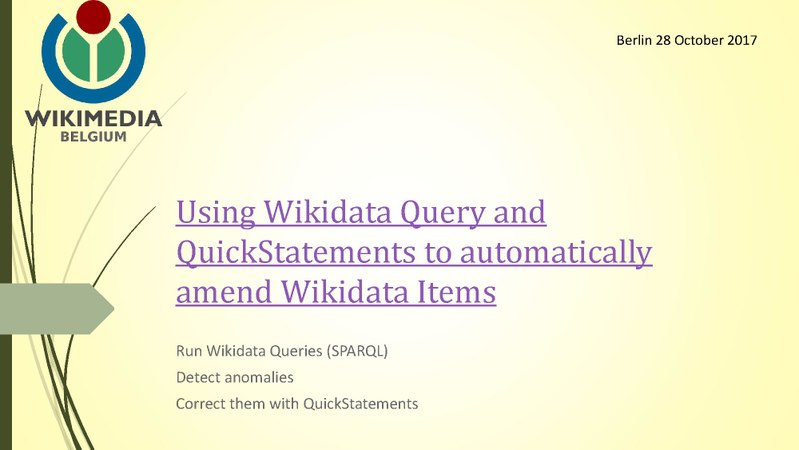 File:Wikidata-20171028-WMBE-Query-QuickStatements.pdf
