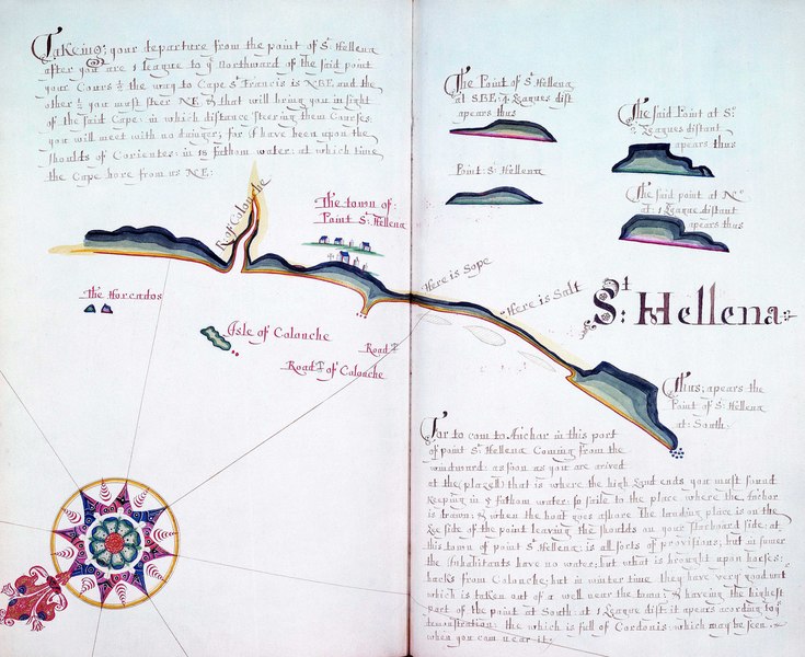 File:'A Waggoner of the South Sea describing the sea coast from Acapulco to Albermarle Isle, made by William Hack at the signe of great Britaine and Ireland in Wapping. Anno 1685'. RMG C4563 68.tiff