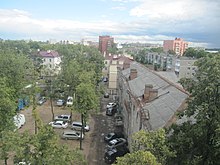 Вид Серафимовича 13 двор и чётная сторона всей улицы