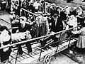 Passengers aboard the ship "Lo Tafchidunu" (in Hebrew: "Cannot frighten us"), 11 December 1947