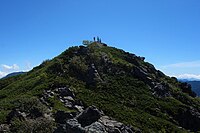 アサヨ峰山頂部