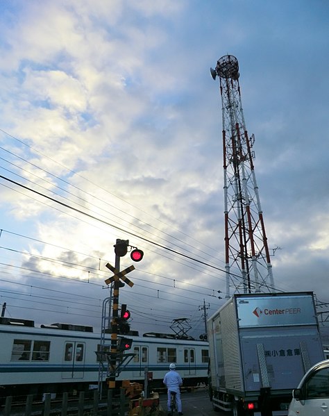 File:野田市駅そばの踏切 - panoramio.jpg