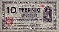 banknote of cologne, 1920, signed by Mayor Konrad Adenauer