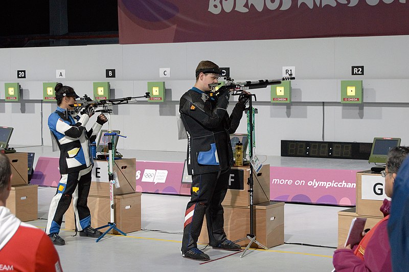 File:10m Air Rifle Mixed International 2018 YOG (25).jpg