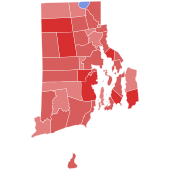 1964 Rhode Island gubernur hasil pemilihan peta oleh kotamadya.svg