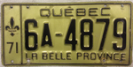 1971 Québec registarska oznaka 6A-4879.png