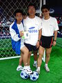 Photo shot area @ Samsung Running Festival Taipei, in the left is the Taiwanese Wikipedian Rico Shen.