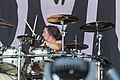 Mario Duplantier from Gojira at the Nova Rock 2017