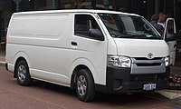 Toyota HiAce LWB van (second facelift, Australia)