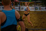 Deutsch: Beach Handball Champions Cup 2018 in Catania (ITA); Tag 3: 3. November – Frauen, Überkreuz-Platzierungsspiel 9-16: Beach Bazis Schleissheim (GER) - London Angels Handball Club (GBR) 2:0 (20:6, 28:9) English: 2018 Beach Handball Champions Cup in Catania (ITA; Day 3: 3 November – Women's Placement Match Cross Matches 9-16: Beach Bazis Schleissheim (GER) - London Angels Handball Club (GBR) 2:0 (20:6, 28:9)