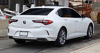 2021 Acura TLX SH-AWD, rear 4.1.21