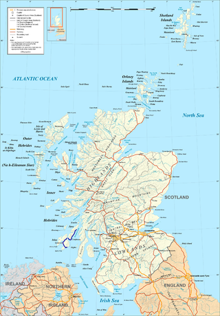 <span class="mw-page-title-main">A846 road</span> A road on Islay and Jura, Argyll and Bute, Scotland, UK