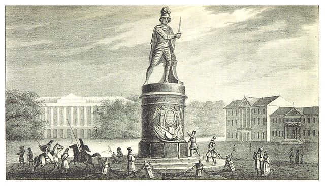 An 1836 depiction of the monument