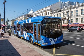 サンクトペテルブルク・トロリーバス （2018年撮影）