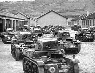 AMR 35 French light tank developed during the Interbellum