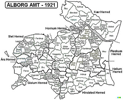 Aalborg Amt: Dansk amt indtil 1970