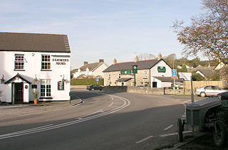 Aberthin village in the United Kingdom