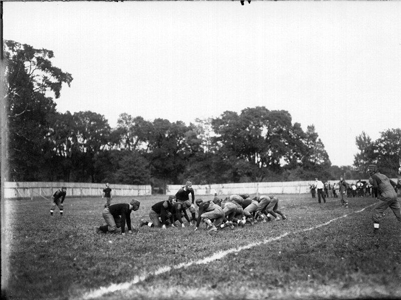 File:Action at Miami-Wilmington football game 1911 (3192341210).jpg