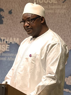 Adama Barrow, President, Republic of the Gambia - 2018 (cropped).jpg