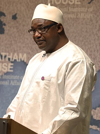 <span class="mw-page-title-main">Cabinet of Adama Barrow</span> Members of President Adama Barrows cabinet