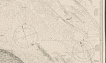 Part of Admiralty Chart No 1630 showing the Leman and Ower Shoals Admiralty Chart No 1630 England East Coast. Orford Ness to Blakeney with the off lying shoals between Smith's Knoll and the outer Dowsing, Published 1888 Leman and Ower Shoals.jpg