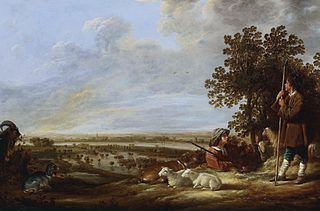 Landscape with Two Herders and Cattle