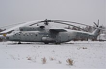 Eine Mi-6. Das Modell bildete die Grundlage für die Entwicklung der Mi-26