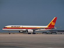 Un Boeing 757 d'Air Belgium, en 1995.