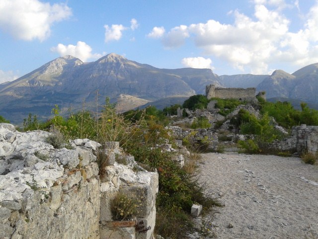 Ruins of the castle of Alba today