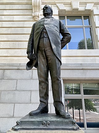 <span class="mw-page-title-main">Statue of Alexander Robey Shepherd</span> Statue by Ulric Stonewall Jackson Dunbar in Washington, D.C., U.S.