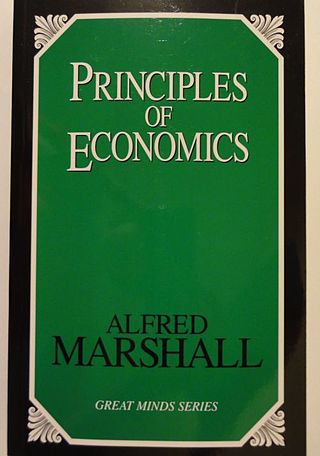 <i>Principles of Economics</i> (Marshall book) 1890 economics textbook