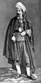 Juif algérien habillé à la mode judéo-ottomane (XIXe siècle).