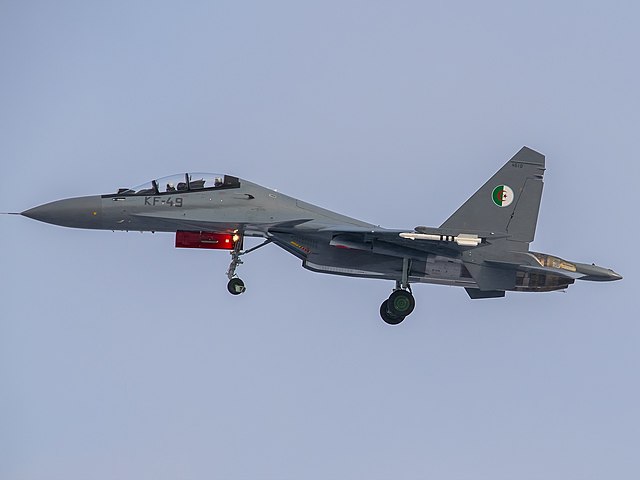 An Algerian Sukhoi Su-30 fighter