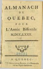 Миниатюра для Файл:Almanach de Québec, 1780.djvu