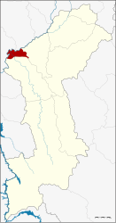Bản đồ Lamphun, Thái Lan với Wiang Nong Long