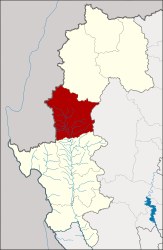 Distretto di Khun Yuam – Mappa