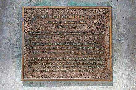 Launch Complex 34 Plaque