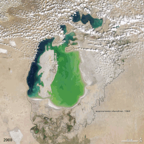 Aral sea 2000-2009.gif