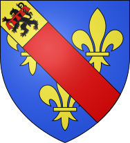 Arms of the dukes from 1488 to 1523 Armoiries Pierre de Beaujeu.svg