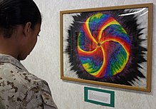 Service members use art to relieve PTSD symptoms. Art of War, Service members use art to relieve PTSD symptoms DVIDS579803.jpg