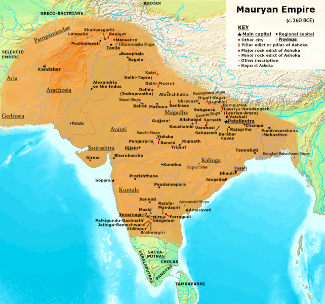 Archivo:Ashoka Maurya Empire.png