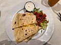 * Nomination Quesadilla at Pine Hills Country Club restaurant, Long Island --Mike Peel 07:28, 13 March 2024 (UTC) * Promotion  Support Good quality. --FlocciNivis 19:43, 19 March 2024 (UTC)