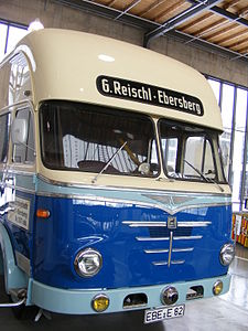 Büssing--Möbeltransporter von 1963 mit Ackermann-Aufbau