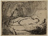 Etching by Rembrandt, c. 1631