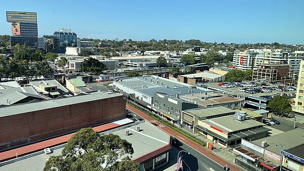 View of Bankstown CBD.