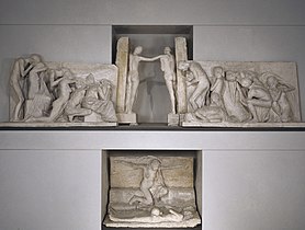 Albert Bartholomé, Monument aux Morts (entre 1895 et 1899), modèle en plâtre pour le cimetière du Père-Lachaise.