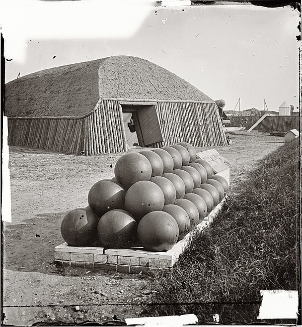 Cannonballs from the American Civil War