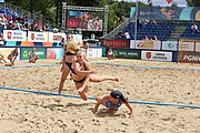 Deutsch: Beachhandball Europameisterschaften 2019 (Beach handball Euro); Tag 6: 7. Juli 2019 – Spiel um Platz Drei, Frauen, Kroatien-Niederlande 0:2 (14:23, 20:22) English: Beach handball Euro; Day 6: 7 July 2019 – Women's Bronze Medal Match – Croatia-Netherlands 0:2 (14:23, 20:22)